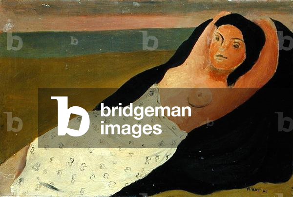 Reclining Figure, 1942 (oil on canvas)