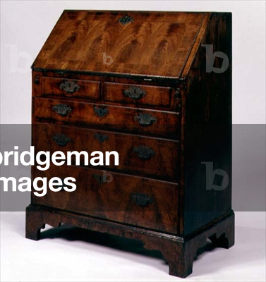Queen Anne walnut bureau