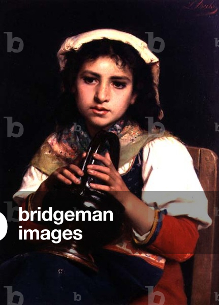 Girl with a Jug (oil on canvas)