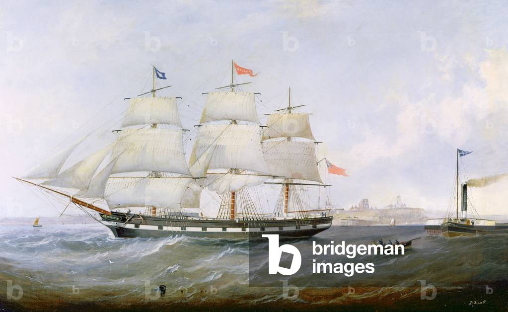 The Ship 'Salacia' at the Mouth of the Tyne