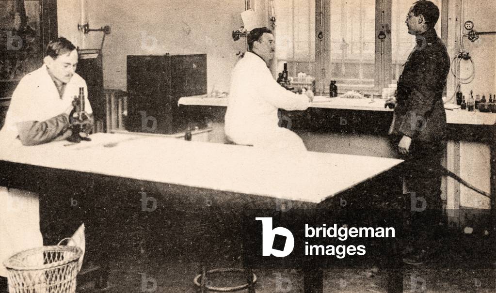 Bacteriological Laboratory, US Army, c.1917 (postcard)