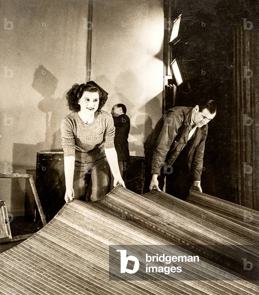 Stage Helps to Cure Nervous Disorder, New York, NY, US, c.1944 (silver gelatin print)