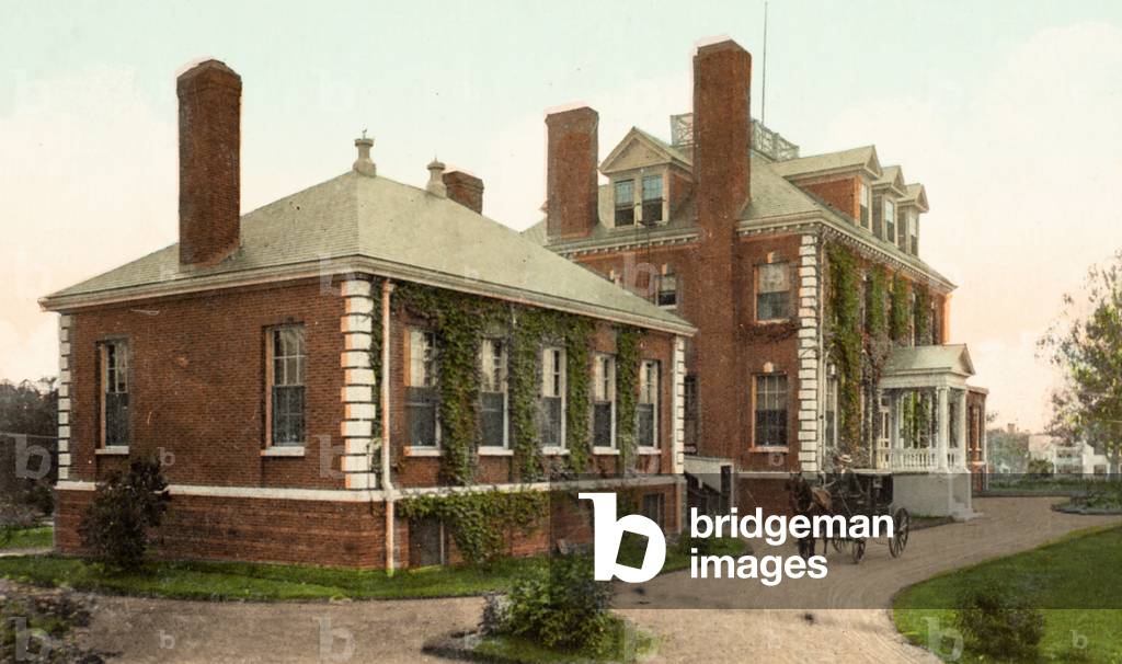 Cottage Hospital, Portsmouth, New Hampshire, USA (postcard)