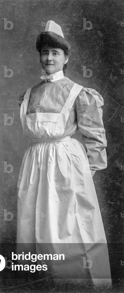 Portrait of Nurse, Astoria or Ilwaco, WA, USA, c.1885 (cabinet card)