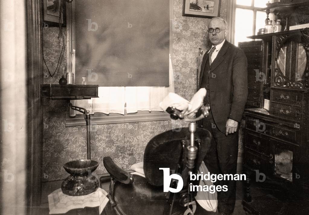 Dentist in Office, c.1890 (silver gelatin print)