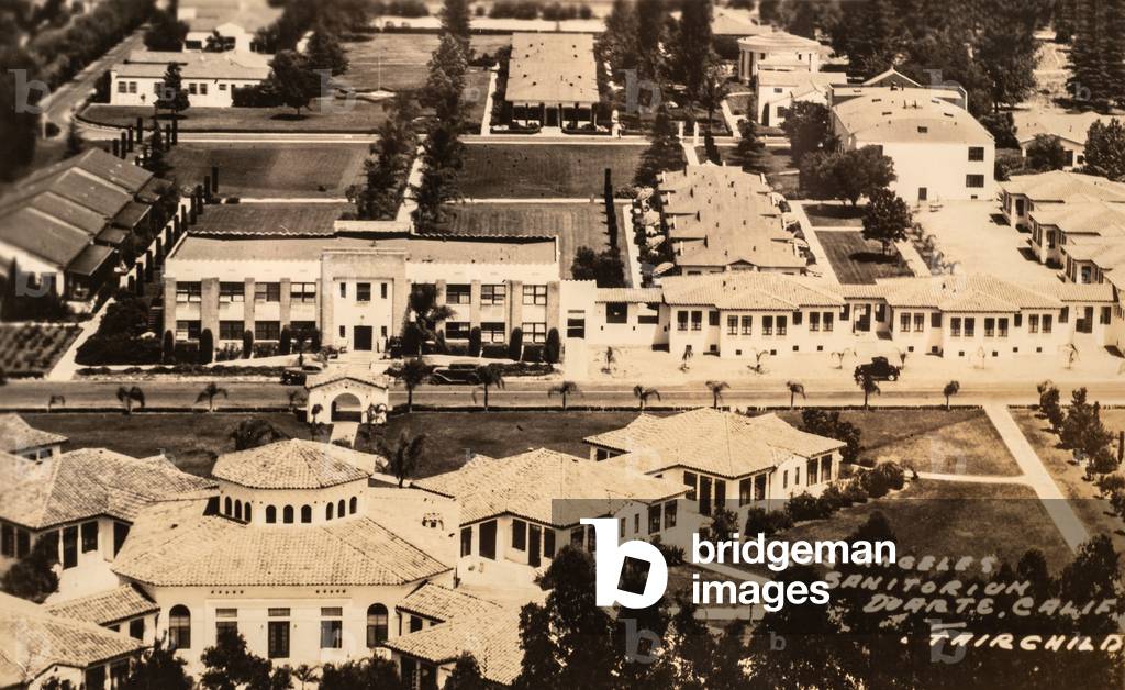 Los Angeles Sanitorium, Los Angeles, California, USA (postcard)