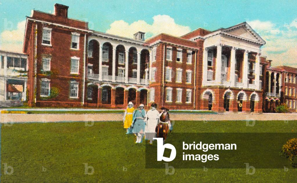 South Caroline Institute for Deaf, Dumb and Blind, Cedar Springs, Spartanburg, South Carolina, USA (postcard)