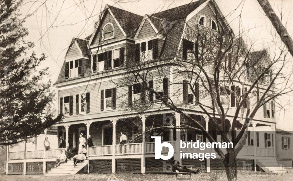 Dr. Brook’s Sanatorium, New Canaan, New York, USA (postcard)