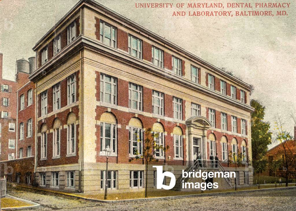 University of Maryland Dental Pharmacy and Laboratory, Baltimore, Maryland, USA, 1908 (postcard)