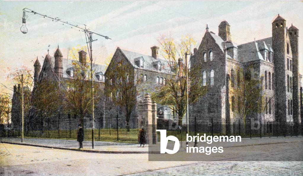 Episcopal Hospital, Philadelphia, Pennsylvania, USA, 1907 (postcard)