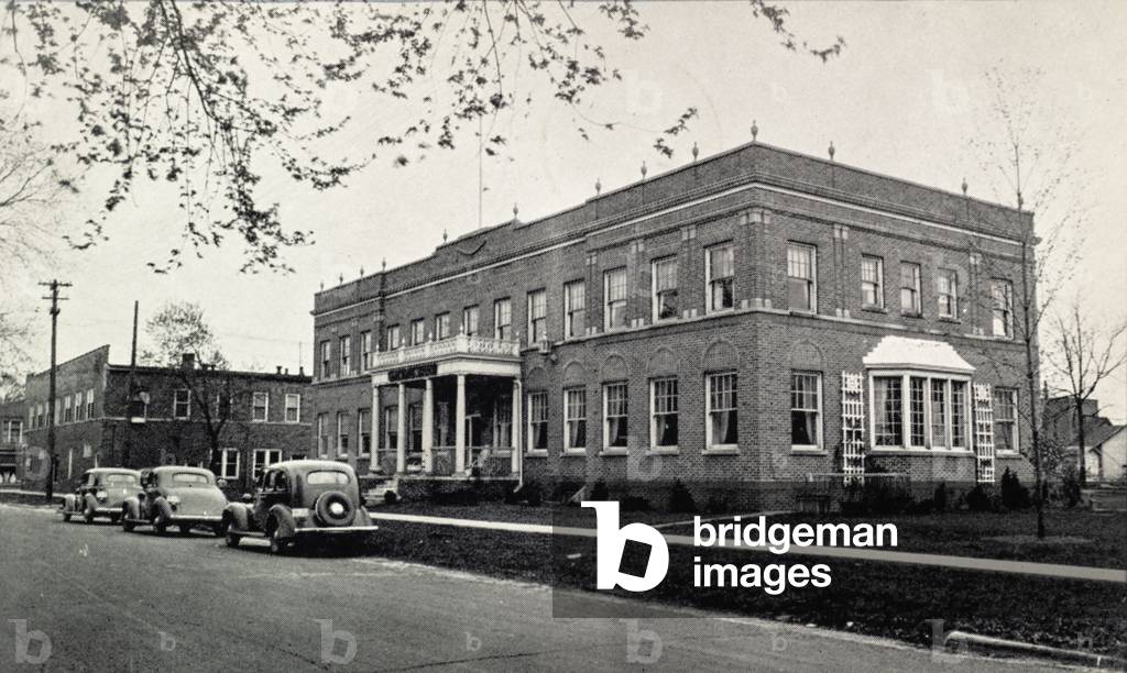 Kaadt Diabetic Institute, S. Whitley, Indiana, USA, 1911 (postcard)