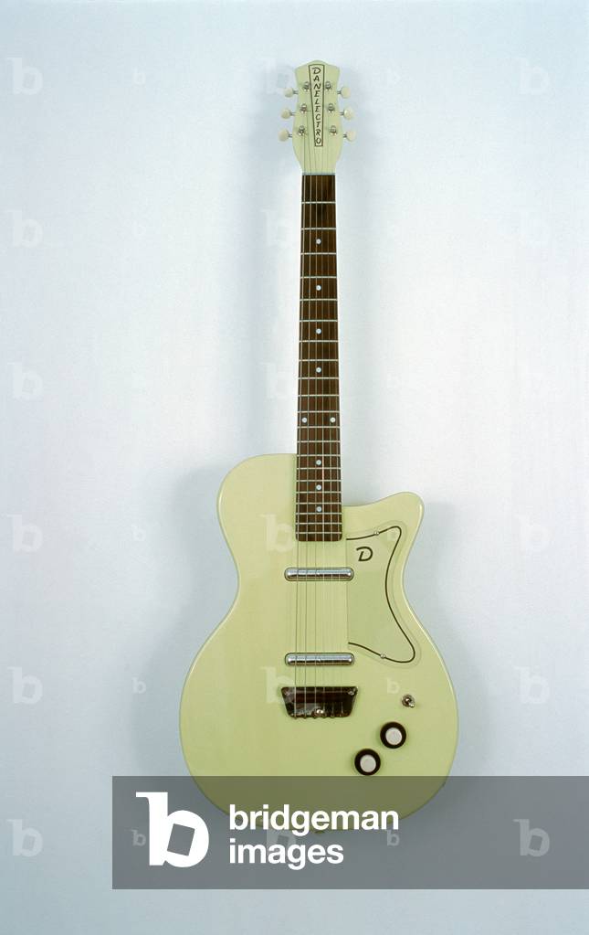 Yellow 'Danelectro' Electric Guitar