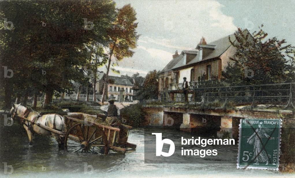 Dieppe, Normandie, carte postale, 1920 --- Dieppe, Normandy, France, postcard, 1920