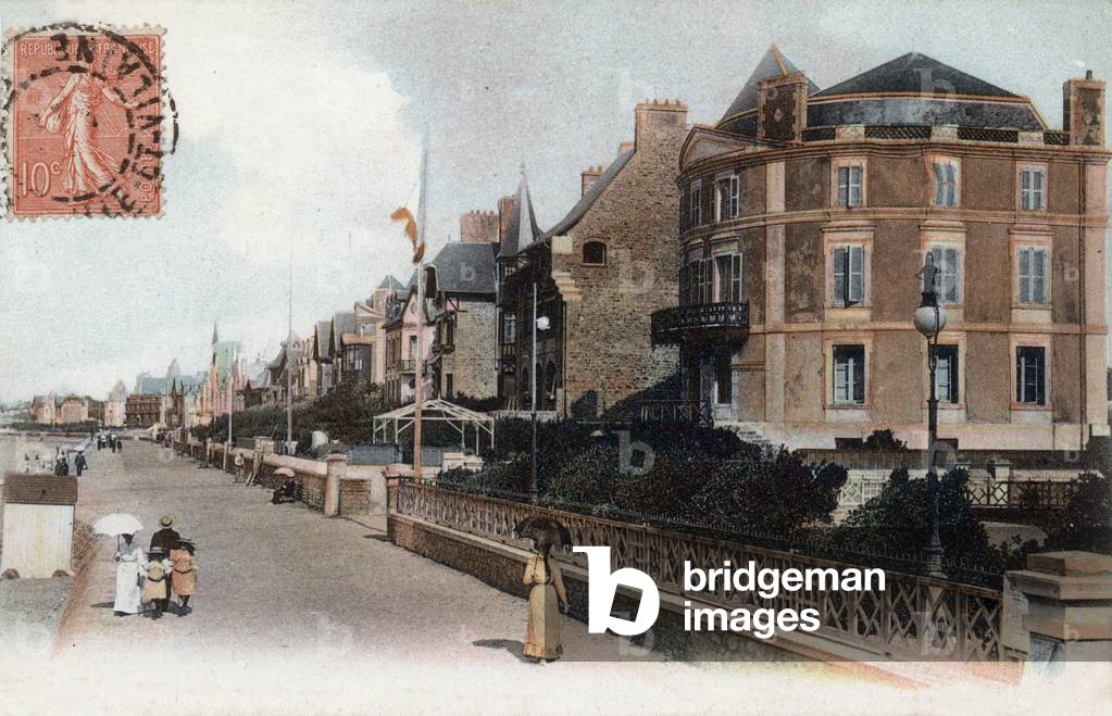 Parame, brittany, France, postcard, 1906
