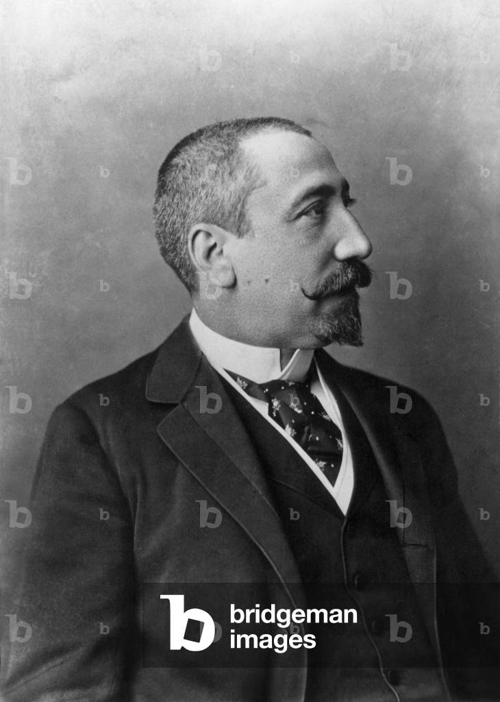 French writer Anatole France (1844-1924) c. 1893 photo by Nadar