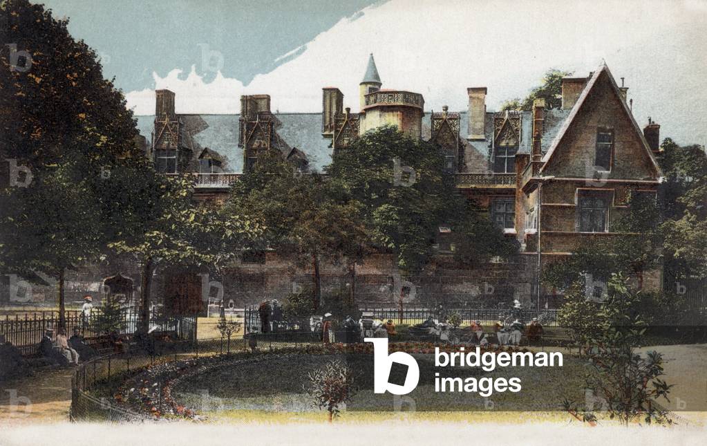 Paris: Cluny museum, postcard, 1915