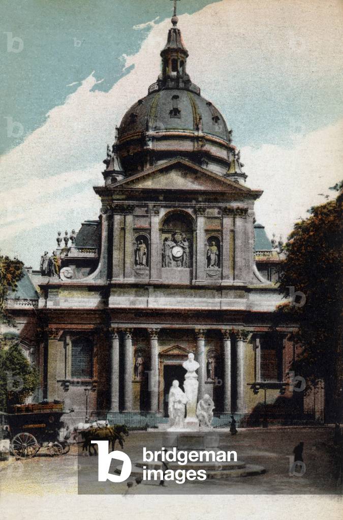 Paris: Sorbonne church, postcard, c. 1910