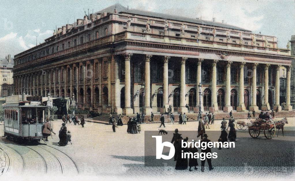 Bordeaux, France: the Theatre, postcard, c. 1910
