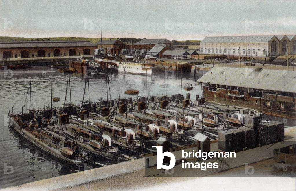 Cherbourg, Normandy, France: the arsenal, postcard, c. 1905