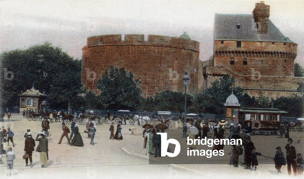 Saint Malo, Brittany, France, postcard, c. 1910