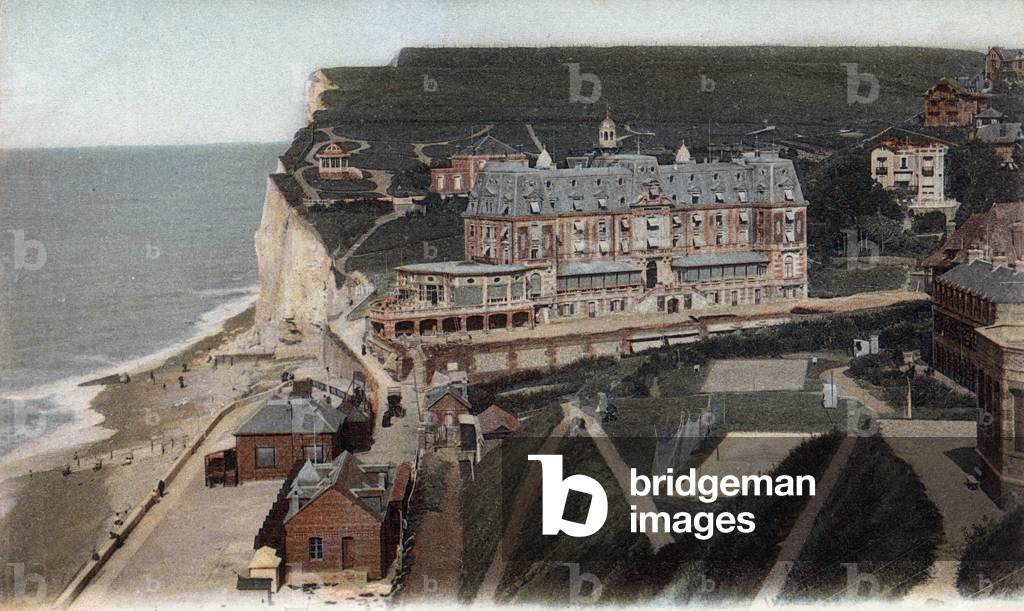 Near Dieppe, Normandy, France: view of Puys, postcard, c. 1910