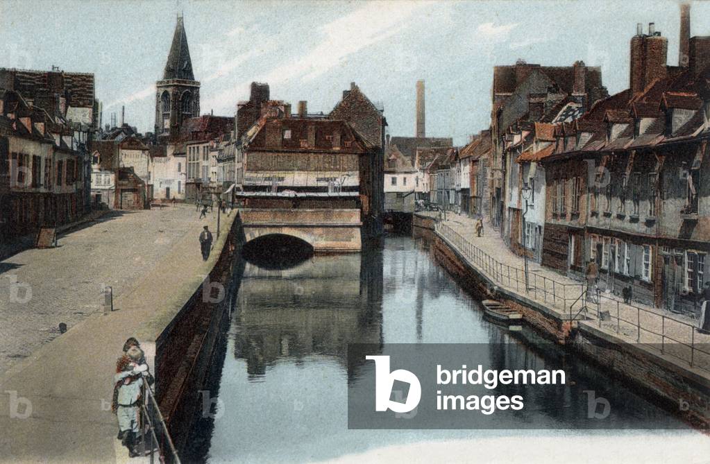 Amiens, France, postcard, 1919