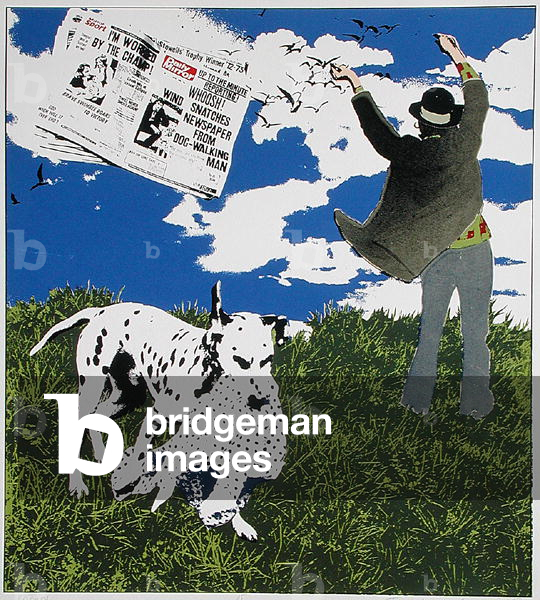 Scoop, 1972 (screenprint)