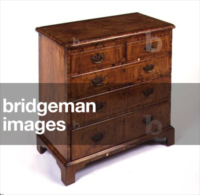 George I walnut chest