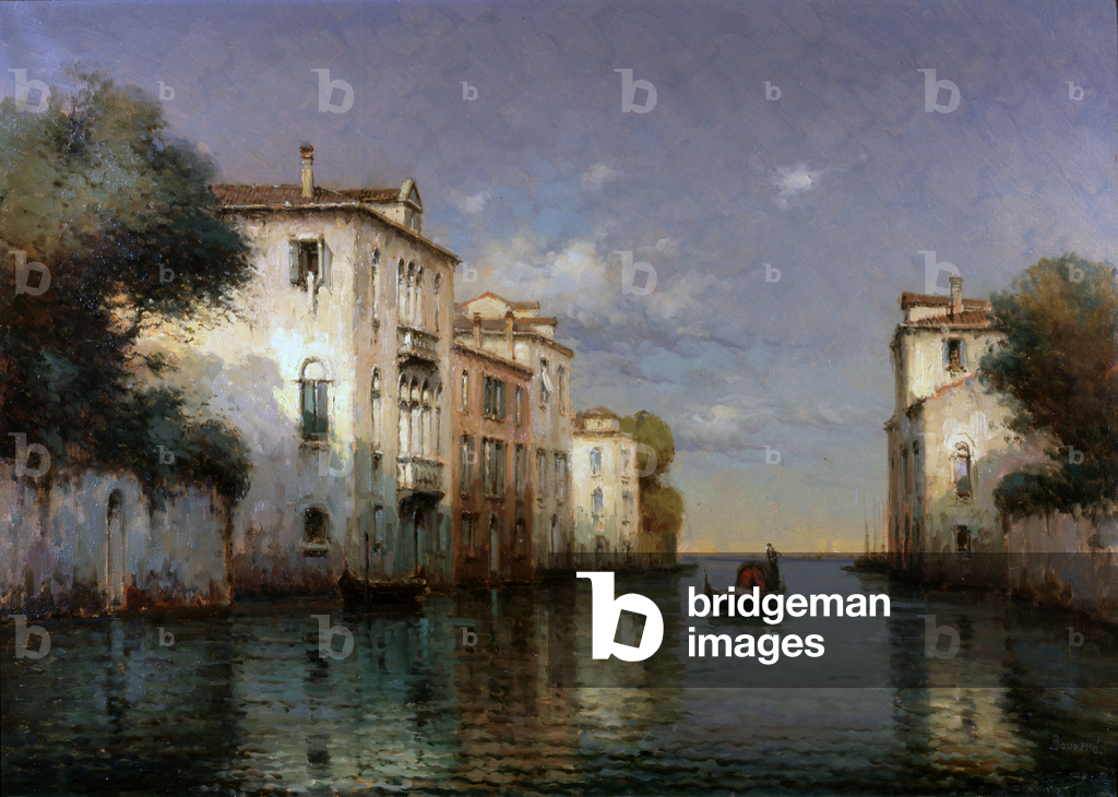 Bild von Gemälde "Venedig (Öl auf Leinwand)", C20. Jahrhundert von Antoine Bouvard (Marc Aldine)