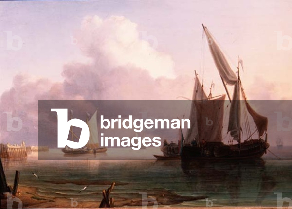 Becalmed Estuary with Dutch Pinks