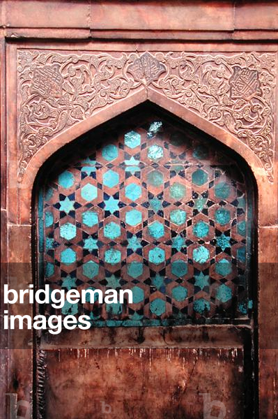Tiled mihrab (marble)