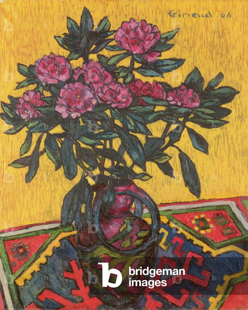 Image of Painting depicting Peonies, 1906 by Pierre Paul Girieud