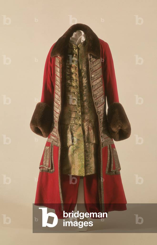 Winter outfit of Peter I, 1710-20 (woollen cloth and silk)