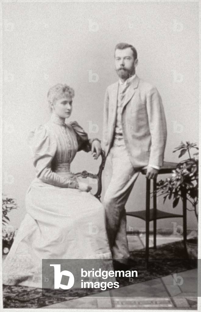 Immagine di Fotografia "Nicky e Alix dopo il loro fidanzamento", 1894 di German Photographer