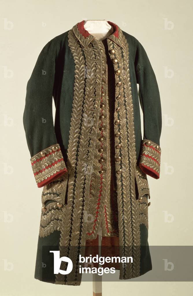 Divisa generale, appartenente ad Alexander Suvorov (1729-1800), fine XVIII secolo (tela di lana e seta decorat