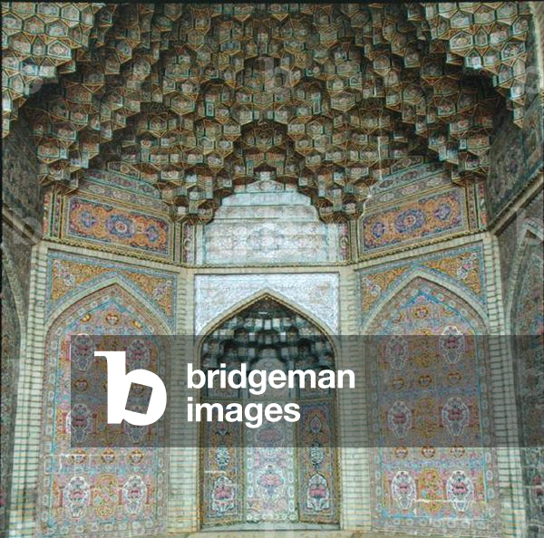 The mihrab (brick and mosaic)