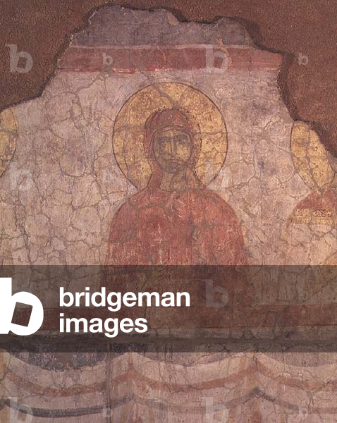 Santo Martire, scuola Smolensk, ca. 1200 (affresco)