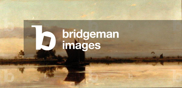 Evening on the Yare, 1883 (oil on canvas)
