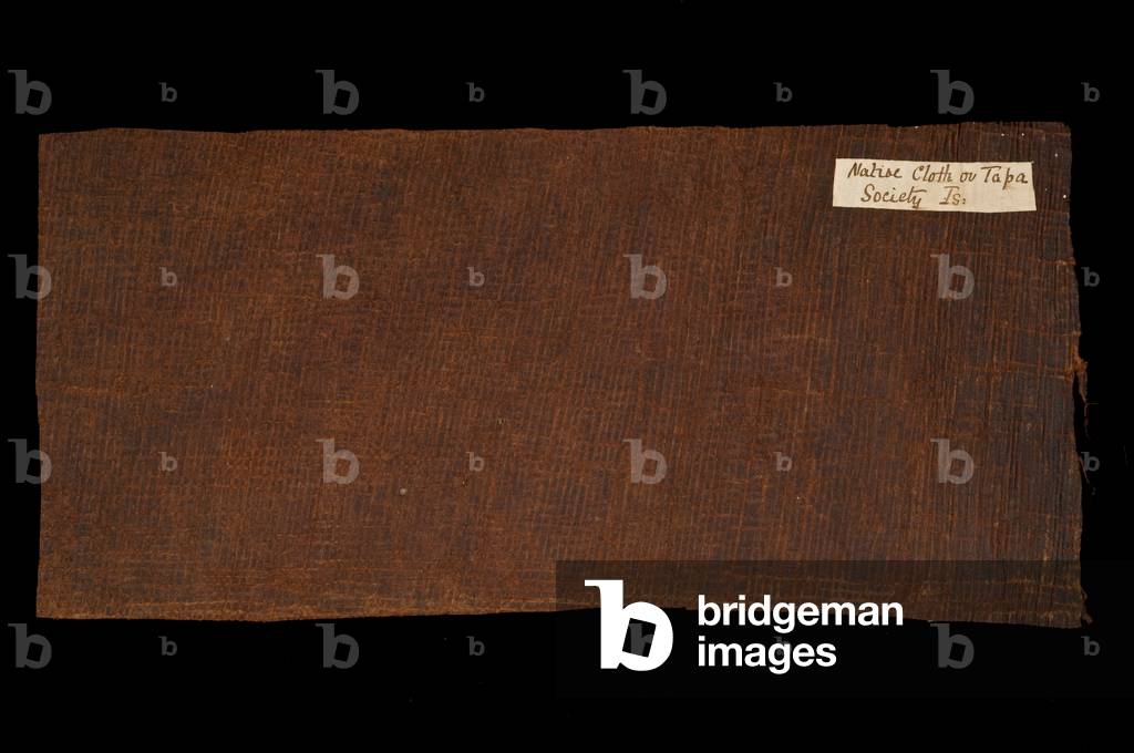 Rindendecke, Society Islands, Anfang des 19. Jahrhunderts (pflanzliche Fasern)