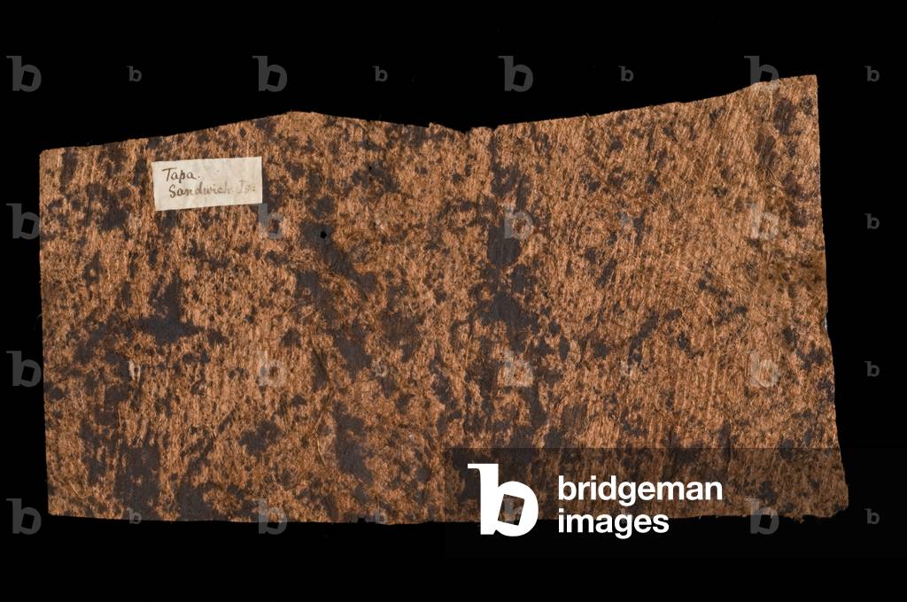 Tapacloth, Tonga, early 19th century (vegetal fibre)