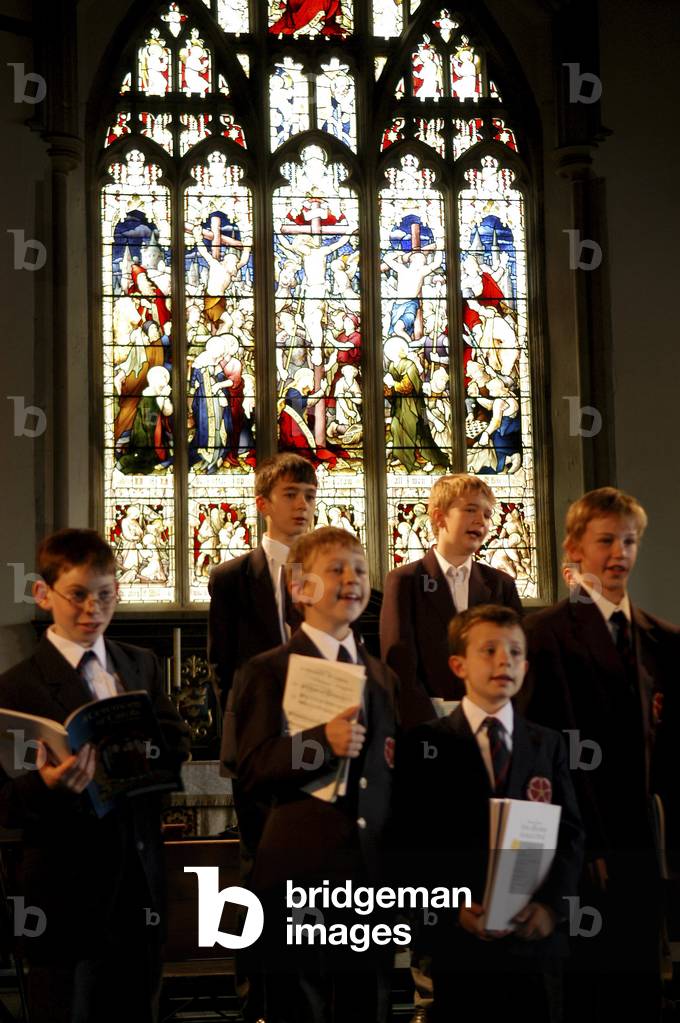 Christ Church Cathedral Choir, performing in a church at Aldeburgh Festival 2004