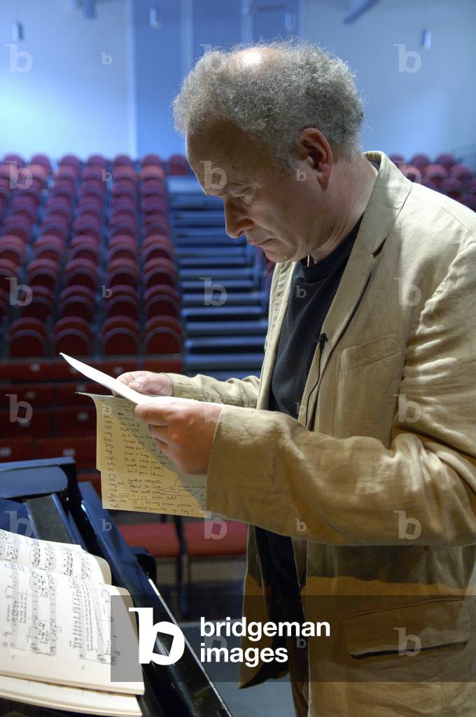 Colin Matthews - portrait of the English composer at Jubilee Hall, Aldeburgh, Suffolk, UK, June 2007