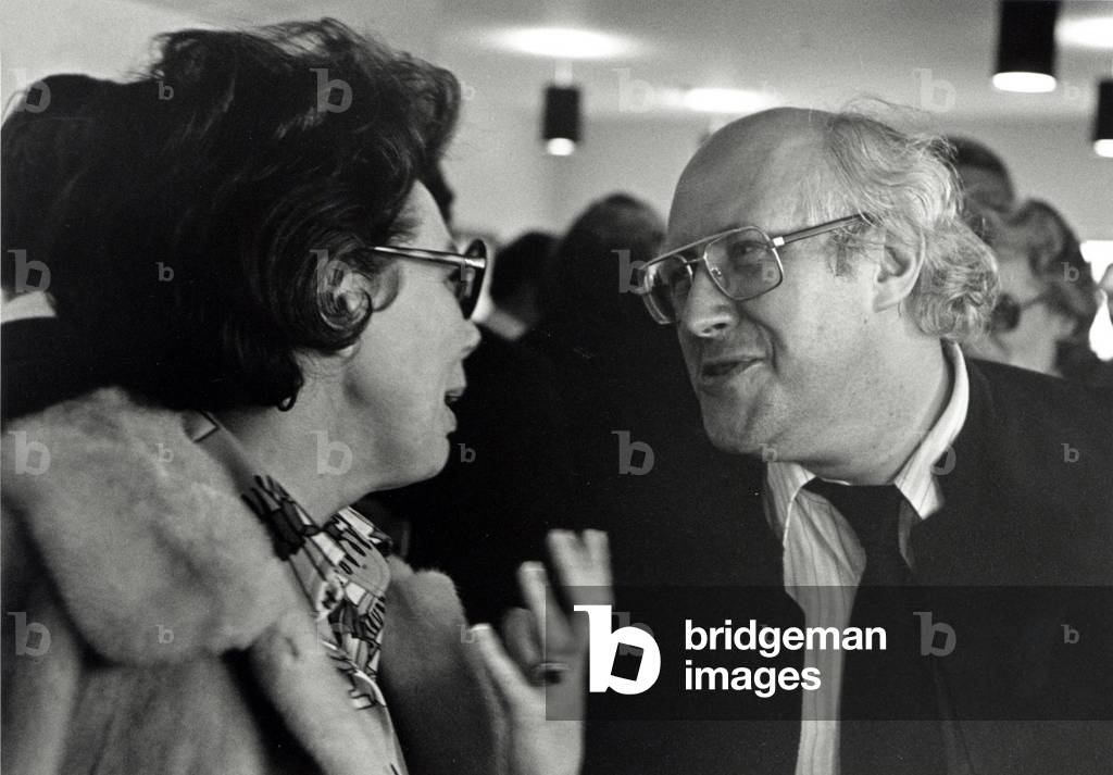 Mstislav (Mistislav) Rostropovich with Janet Baker in 1976, at aldeburgh