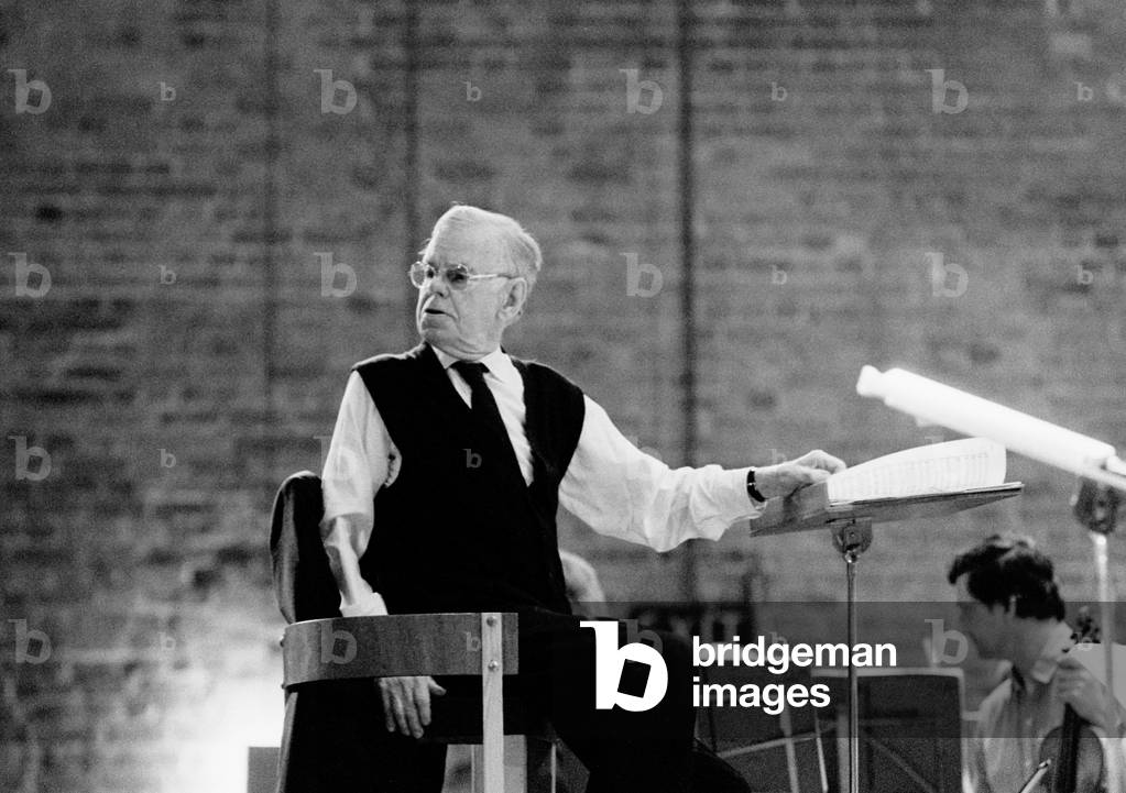Sir Reginald Goodall conducting at Snape in 1986