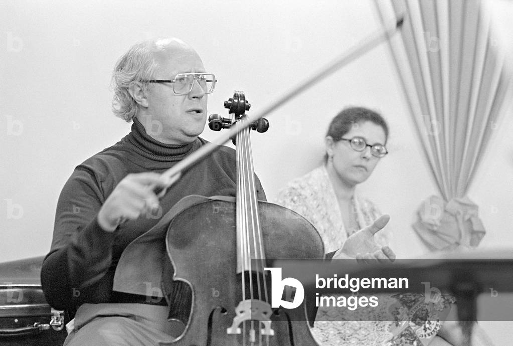 Mstislav Rostropovich and Madame Shostakovich