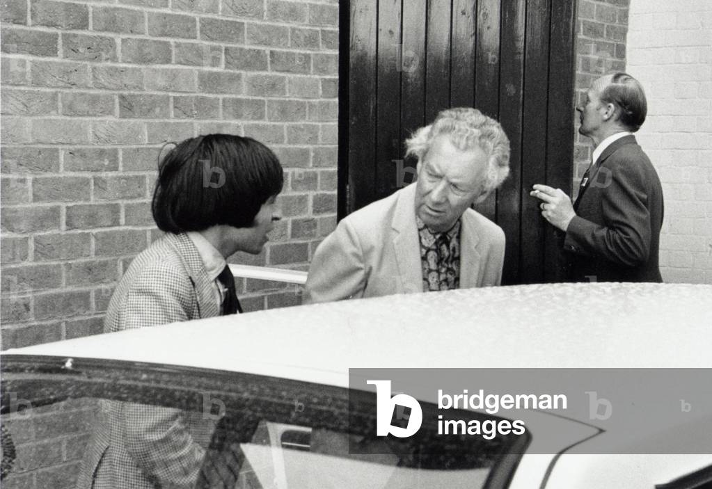Benjamin Britten with Murray Perahia at Aldeburgh, 1975
