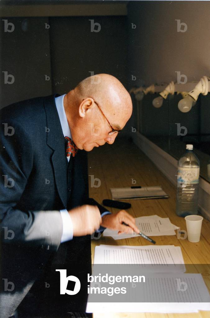 Hans Werner Henze in 1996 German composer