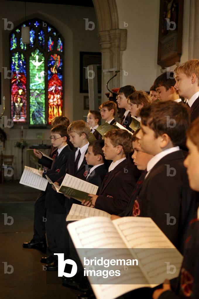 Christ Church Cathedral Choir, performing in a church at Aldeburgh Festival 2004