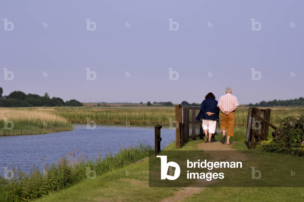 Snape marshes and River Alde