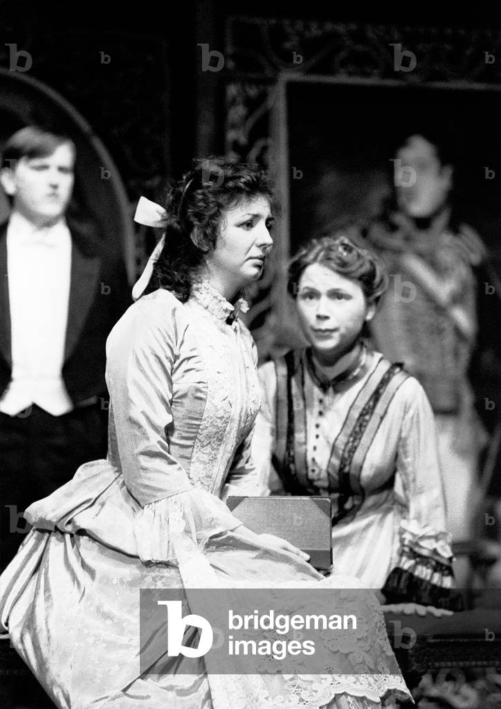 Benjamin Britten 's opera 'Owen Wingrave' with Jennifer Bolam as 'Kate Julian' and Helen Charnock as 'Mrs